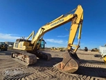 Used Komatsu Excavator in yard
